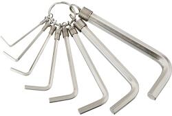 WGB Set chei hexagonale WGB 2-10 mm, 8 piese, crom-vanadiu (69201276) Cheie imbus