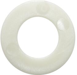 Dresselhaus Șaibe plate Dresselhaus 13mm DIN125A plastic alb, 100 bucăți (0/3902/000/13/01)
