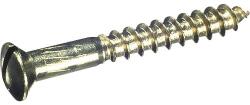 Reyher Șuruburi pentru lemn cu cap semibombat drept Dresselhaus 3x30 mm DIN95 alamă cromată, 200 bucăți (0/3103/079/ 3,0/ 30/ /02)