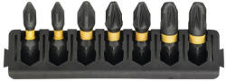 DEWALT Set biți de impact DeWALT DT70812-QZ PZ1/PZ2/PZ3, 7 piese (DT70812-QZ) Set capete bit, chei tubulare