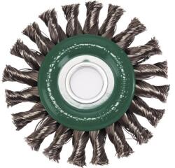 Lessmann Perie sârmă rotundă Lessmann Ø115mm, sârmă dură inoxidabilă (472.811.HB)