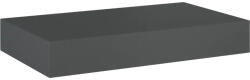 Jungborn Blat lavoar baie marmură compactă antracit mat 80, 6x46 cm Jungborn (168239)