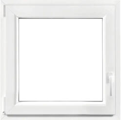 ARON Fereastră PVC termopan ARON 5 camere geam tripan 56x56 cm deschidere dublă stânga (W2DRHROTK1.0001)