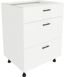 haaus Corp inferior bucătărie Karo 60 cm, 3 sertare, alb (917067)