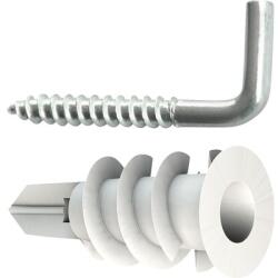 Tox Dübel Dibluri plastic autoforante cu cârlig Tox Pirat Leslie 4x35 mm, 4 bucăți, pentru gipscarton (68701501)