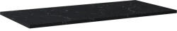 Jungborn Blat lavoar baie marmură compactă Marquina negru mat 100, 8x46 cm Jungborn (167482)