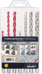 Alpen Burghie beton și multifuncționale SDS-plus Alpen Ø5-10 mm, set 7 piese (100007100) Burghiu