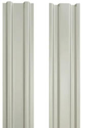 Bravo Șipcă metalică gard Bravo dublu vopsită 1500x90x0, 60 mm alb semi-mat RAL 9010 (J19010HI615)