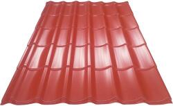 Bravo Țiglă metalică Bravo 1200x2550x0, 4 mm cărămiziu RAL 3011 (A13011CC007)