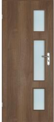 CLASSEN Foaie de ușă Classen nuc Modena 1 MDF 203, 5x64, 4 cm stânga (681)