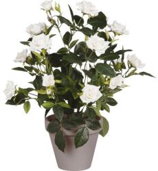 Mica Floare artificială Trandafir MICA H 33 cm alb (948334)
