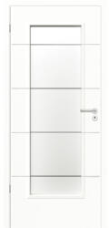 CLASSEN Foaie de ușă Classen Discovery 1 alb CPL MDF 203, 5x74, 4 cm stânga (10024)