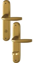 Hoppe Mânere cu șild ușă baie/toaletă (WC) Hoppe New York 90/240 mm, bronz (38600)