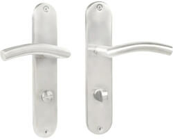 Pertura Mânere ușă cu șild Pertura Elin 72/240 mm oțel inoxidabil, pentru ușă baie/toaletă (WC) (106060)