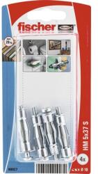 Fischer Befestigungssysteme Ancore metalice cu șurub Fischer HM Ø10x37 mm, filet metric M5, 4 bucăți, pentru perete fals (90927)