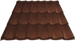 Precit Roof Țiglă metalică PRECIT 1200x1850x0, 4 mm brun ciocolată mat RAL 8017 (A18018CC005)