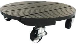 Lafiora Suport ghiveci cu roți Lafiora WPC 30x30x7, 5 cm antracit (WT3030R_MX)