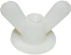 Dresselhaus Piulițe tip fluture cu flanșă Dresselhaus M5 plastic alb (0/4265/000/5/01)
