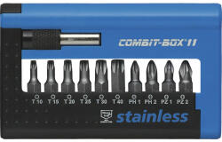 WITTE Set biți Witte Torx/PH/PZ, oțel inoxidabil, 11 piese, incl. prelungitor (284613000)