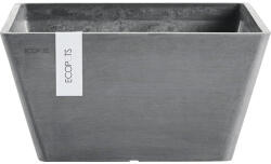 Ecopots Ghiveci Ecopots Berlin plastic 41x41x18 cm gri (SBL.41.GR)