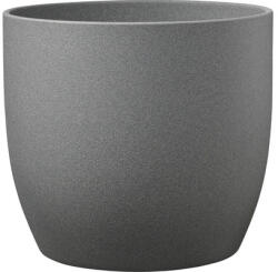 Soendgen Keramik Mască ghiveci Soendgen Stone ceramică Ø 21 cm H 20 cm gri închis (61798)