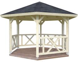 Palmako Foișor lemn Palmako Betty fără podea 337x337 cm natur (103879)