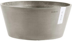 Ecopots Ghiveci Ecopots Frankfurt plastic Ø 41 cm H 18 cm maro-gri (FR.40.TA)