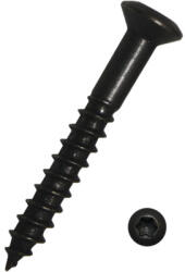 Dresselhaus Șuruburi pentru lemn cu cap semibombat Torx Dresselhaus 3, 5x25 mm DIN95 oțel brunat, 200 bucăți (1/4316/086/0035/0025/0)