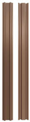 Bravo Șipcă metalică gard Bravo dublu vopsită 2000x90x0, 60 mm cărămiziu semi-mat RAL 8004 (J18004HI620)