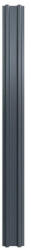 SMART Șipcă metalică gard Bravo dublu vopsită 2000x90x0, 60 mm gri semi-mat RAL 7024 (J17024HI620)