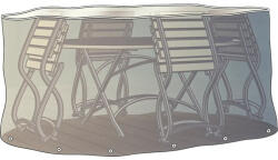 Garden Place Husă de protecție pentru set mobilier grădină Garden Place oval 230x70 cm (980364)