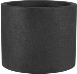 Geli Ghiveci flori Geli Rondo plastic 47x47x36 cm antracit (17805038)