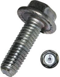 Dresselhaus Șuruburi metrice cu cap hexagonal și flanșă autoblocare Dresselhaus 6x20 mm oțel zincat, 50 bucăți (0/0342/002/6X20/52)