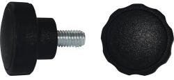 Dresselhaus Șuruburi metrice Dresselhaus 6x38 mm Ø32, 5mm oțel & plastic negru, 20 bucăți, pentru înfiletare manuală (0/4983/705/6/38/17)