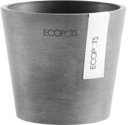 Ecopots Ghiveci Ecopots Amsterdam Mini plastic Ø 10, 5 cm H 9, 2 cm gri (AM.10.GR)