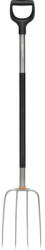 Fiskars Furcă pentru compost Fiskars Ergonomic, lungime 136cm, lățime de lucru 22cm (1070678) Furca