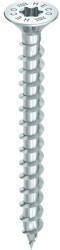 HECO Șuruburi pentru lemn cu cap înecat Torx Heco Topix-Plus 6x50 mm oțel zincat albastru, 200 bucăți, sistem GripFit (61028)