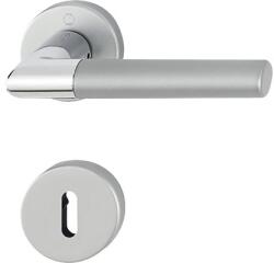 Hoppe Mânere cu rozetă ușă interior Hoppe Lecce, pentru cheie BB, argintiu (54942)