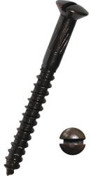 Dresselhaus Șuruburi pentru lemn cu cap semibombat drept Dresselhaus 3, 5x25 mm DIN95 alamă brunată, 200 bucăți (0/3103/083/ 3,5/ 25/  /02)