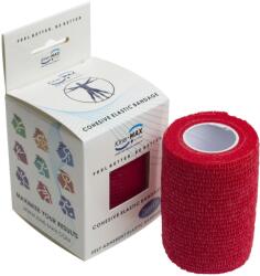 Kine-MAX Cohesive Elastic Bandage 7, 5 cm × 4, 5 m, piros