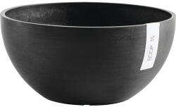 Ecopots Ghiveci Ecopots Brussels plastic Ø 35 cm H 16, 5 cm gri închis (BR.35.DG)
