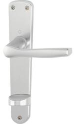 Hoppe Mânere cu șild ușă baie/toaletă (WC) Hoppe Milano 90/206 mm, argintiu (51435)