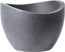 Scheurich Ghiveci flori Scheurich Wave Globe Ø 40 cm H 37 cm negru (53381)