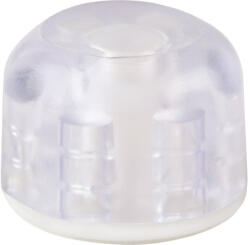 Tarrox Opritor de ușă fix cu prindere în podea Tarrox Ø30x23mm plastic, transparent (5807)