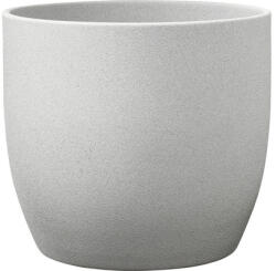 Soendgen Keramik Mască ghiveci Soendgen Basel Stone ceramică Ø 19 cm H 18 cm gri deschis (61712)