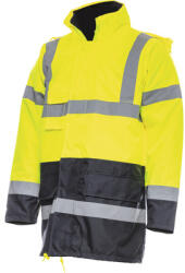 DCT Jachetă de lucru DCT Oxford 3 în 1 din poliester galbenă, mărimea L (91099-L)