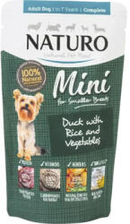Naturo Hrană umedă pentru câini NATURO Adult Mini cu rață și orez fără cereale, gluten, lactoză și zahăr 150 g (F8DNAT0208)
