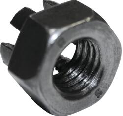 Dresselhaus Piulițe hexagonale crenelate Dresselhaus M16 DIN935 oțel netratat, 25 bucăți (0/0650/000/16/02)