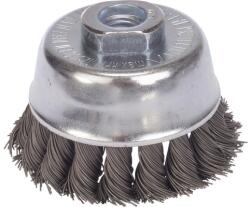 Lessmann Perie sârmă cupă Lessmann Ø65mm, sârmă dură de oțel (482.217.HB)