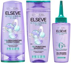 L'Oréal L'Oreal Elseve Set Hyaluron Pure - Șampon, Balsam și ser, 250 + 200 + 102 ml